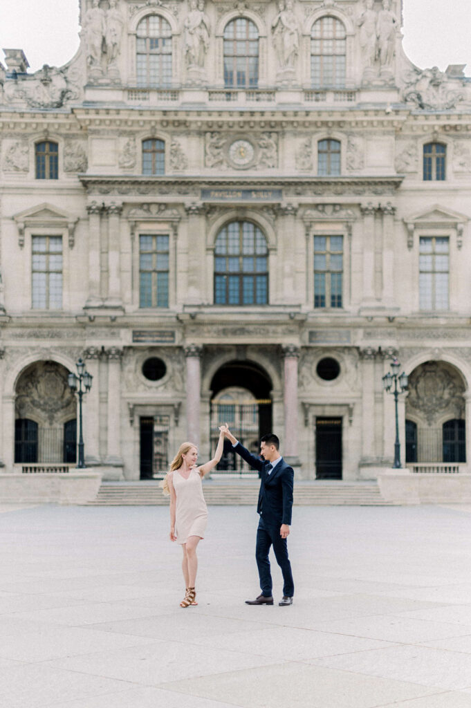 Une séance photo fiancailles au coeur de Paris