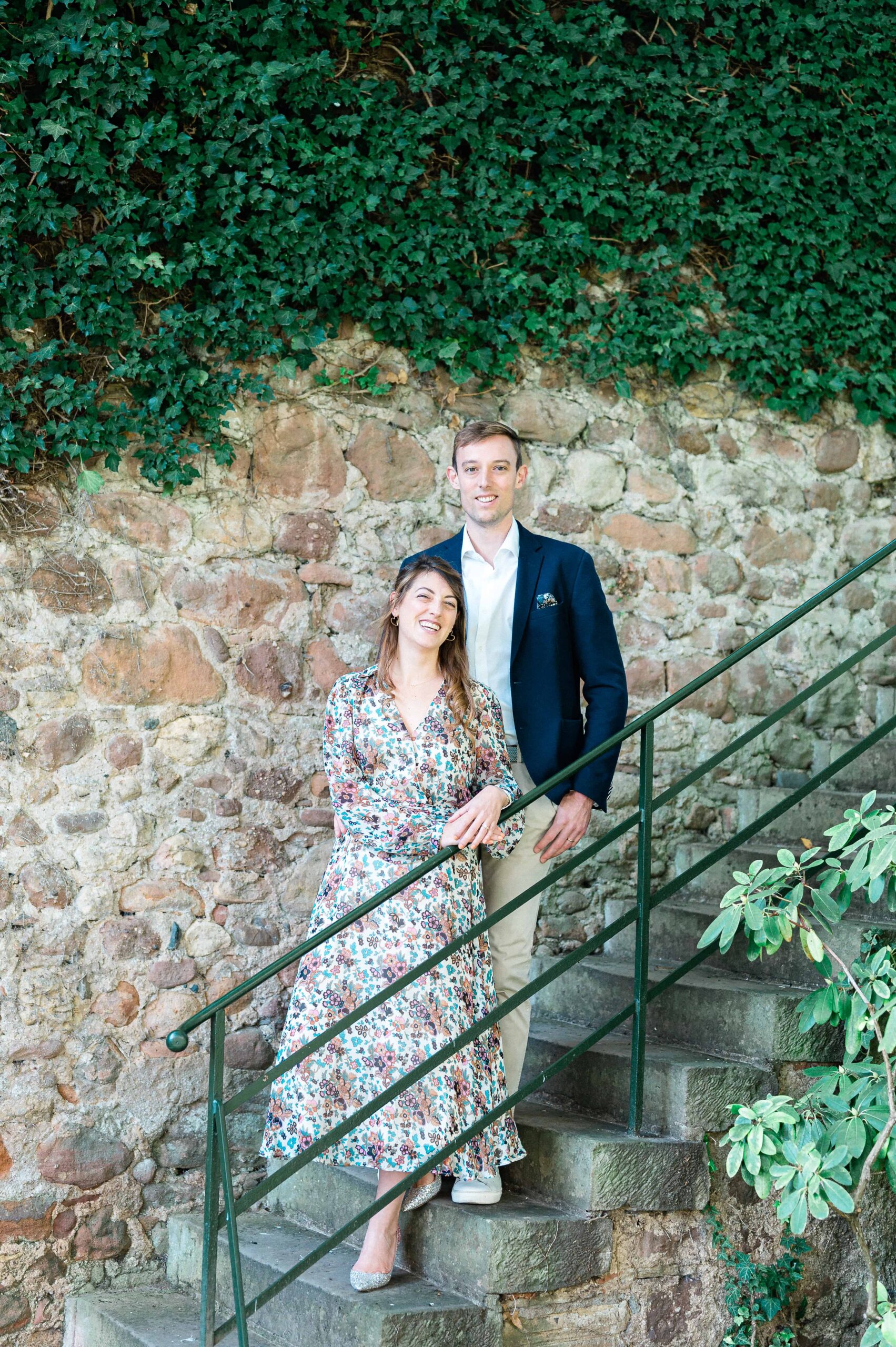 pre-wedding couple photo session in Alsace